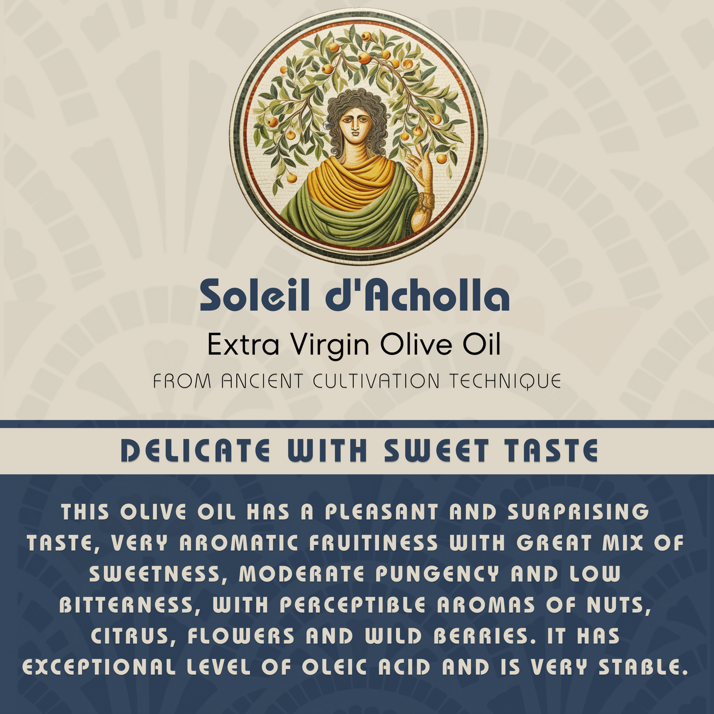 Soleil d’Acholla – Delicate Extra Virgin Olive Oil - Award-Winning
