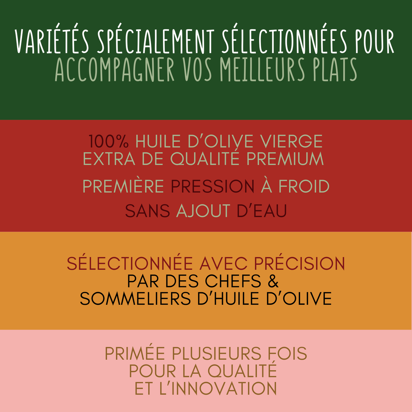 Huile d’Olivia – 3×250ml Discovery Pack - Innovation Award
