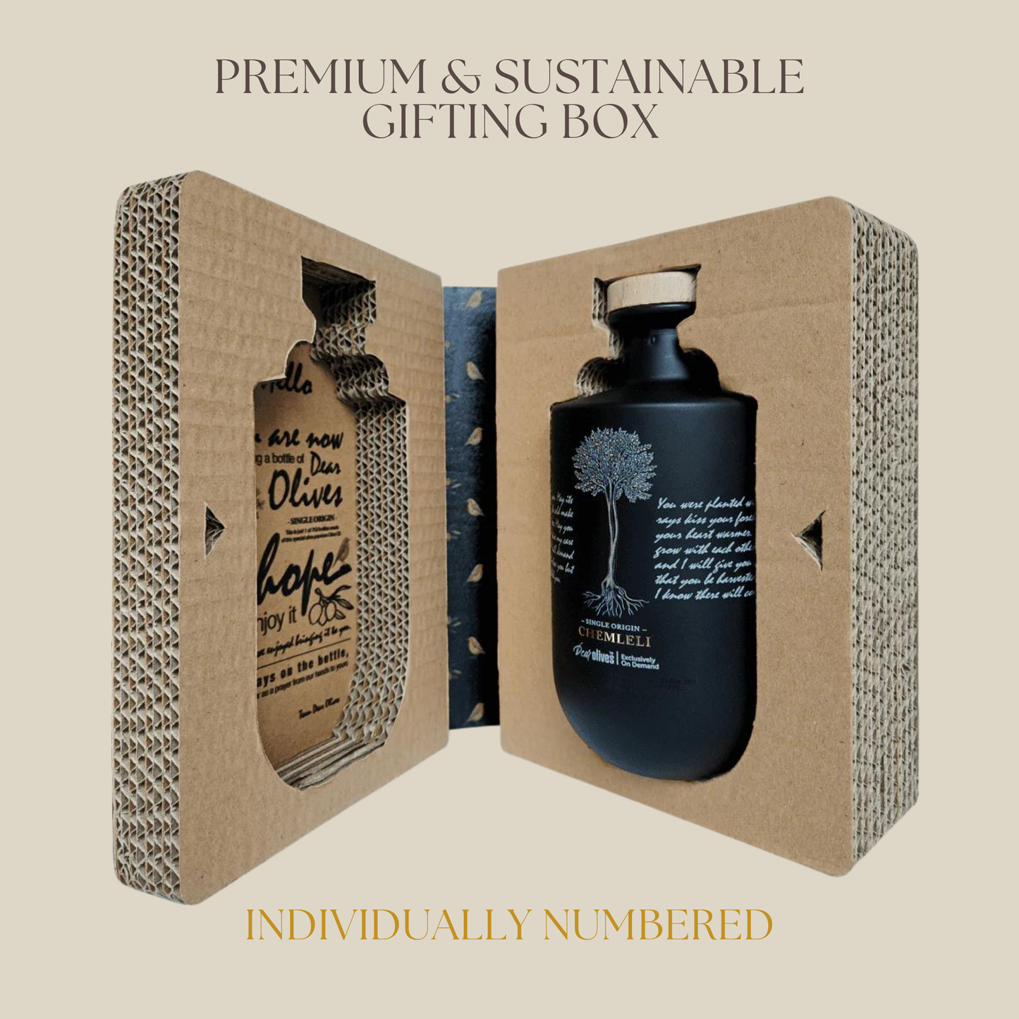 Dear Olives – Luxury Gift Box Ultra-Premium EVOO – Single Origin Chemlali