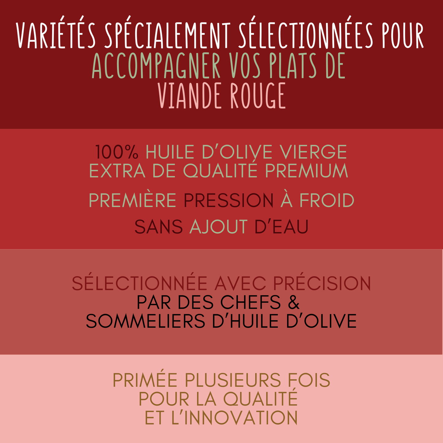 Huile d’Olivia – Special Red Meats - Gold Winner