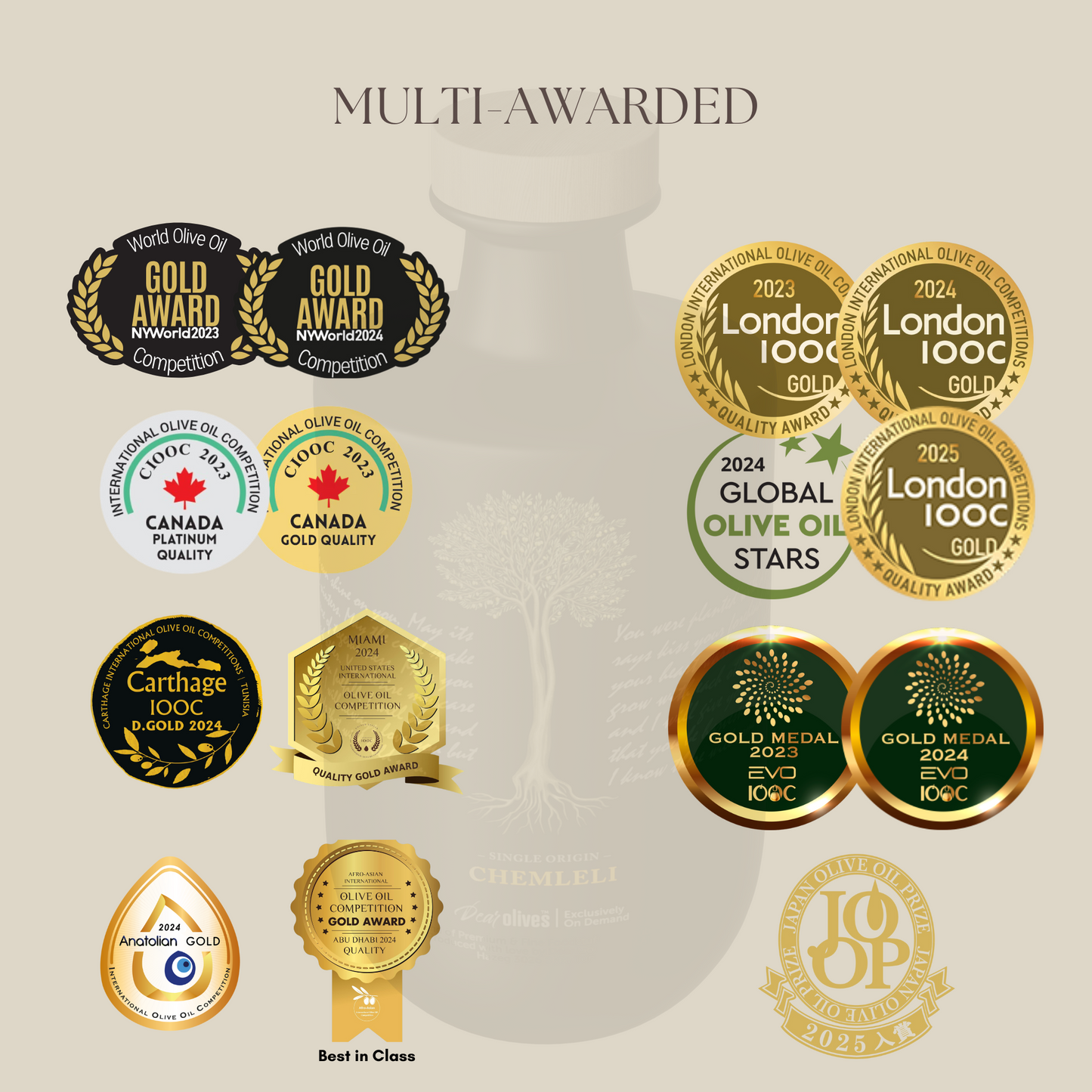 Dear Olives – Luxury Gift Box Ultra-Premium EVOO – Single Origin Chemlali