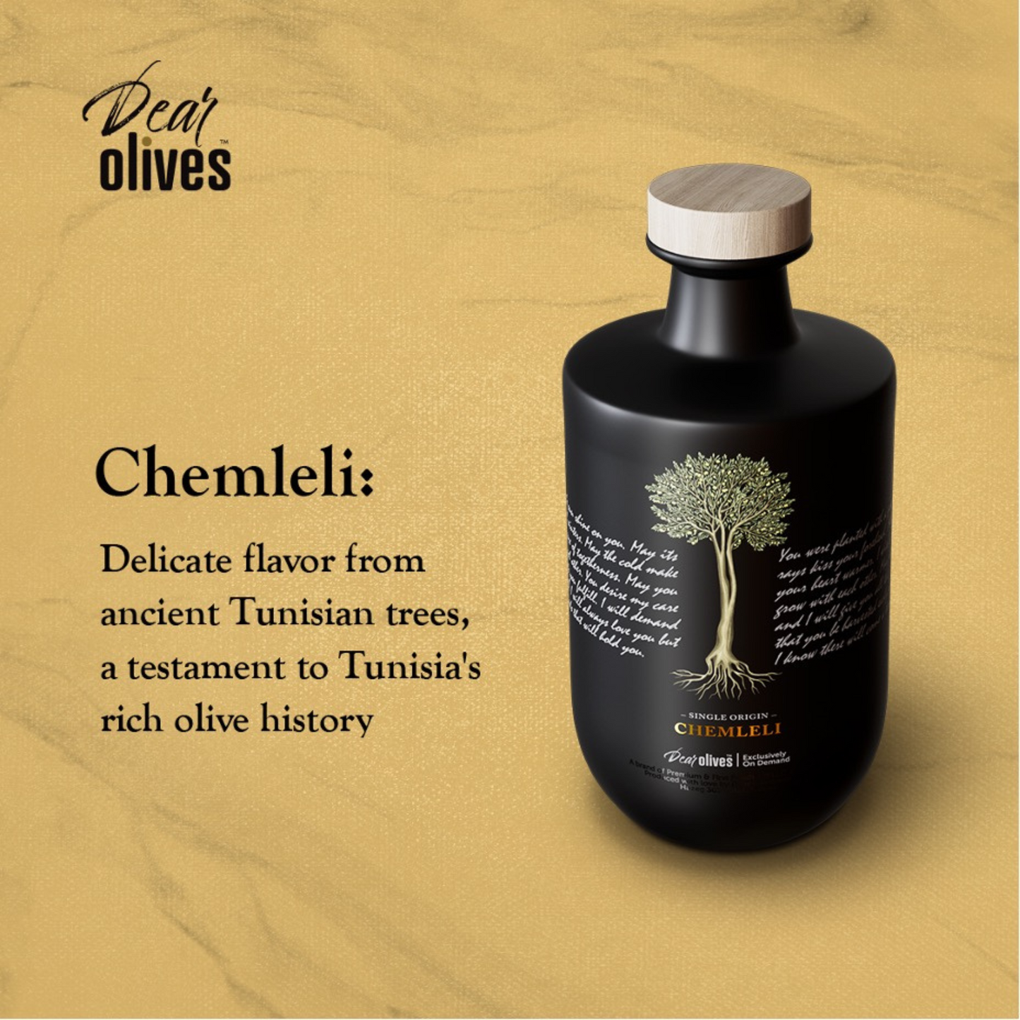 Dear Olives – Luxury Gift Box Ultra-Premium EVOO – Single Origin Chemlali