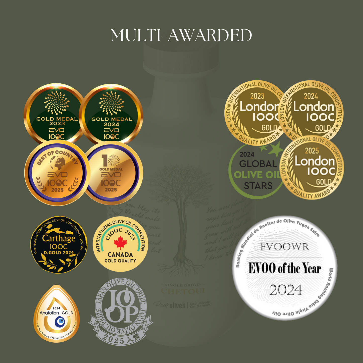Dear Olives – Luxury Gift Box Ultra-Premium EVOO – Single Origin Chetoui