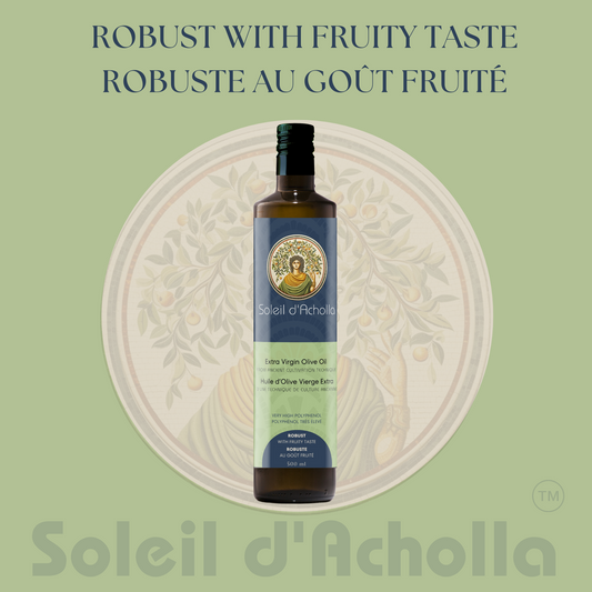 Soleil d’Acholla – Robust Extra Virgin Olive Oil - Award Winning