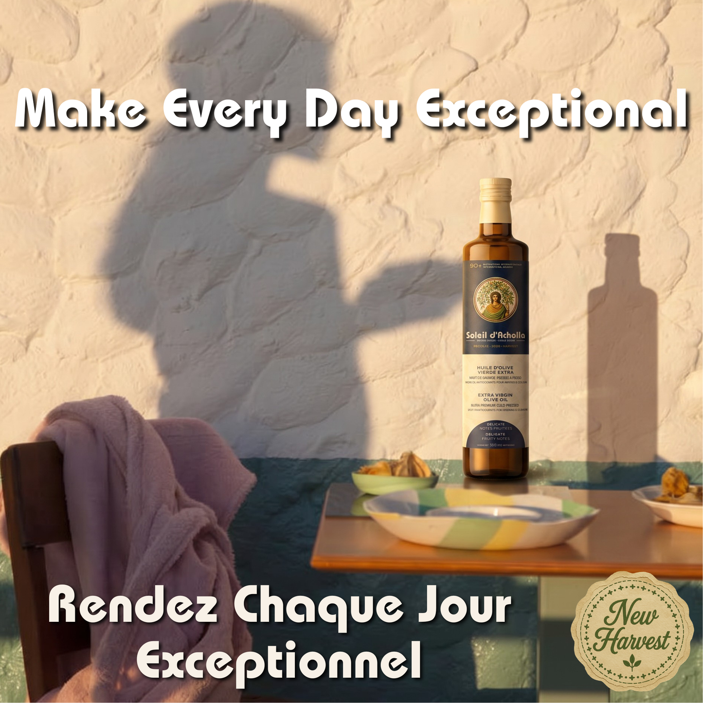 Soleil d’Acholla – Delicate Extra Virgin Olive Oil - Award-Winning