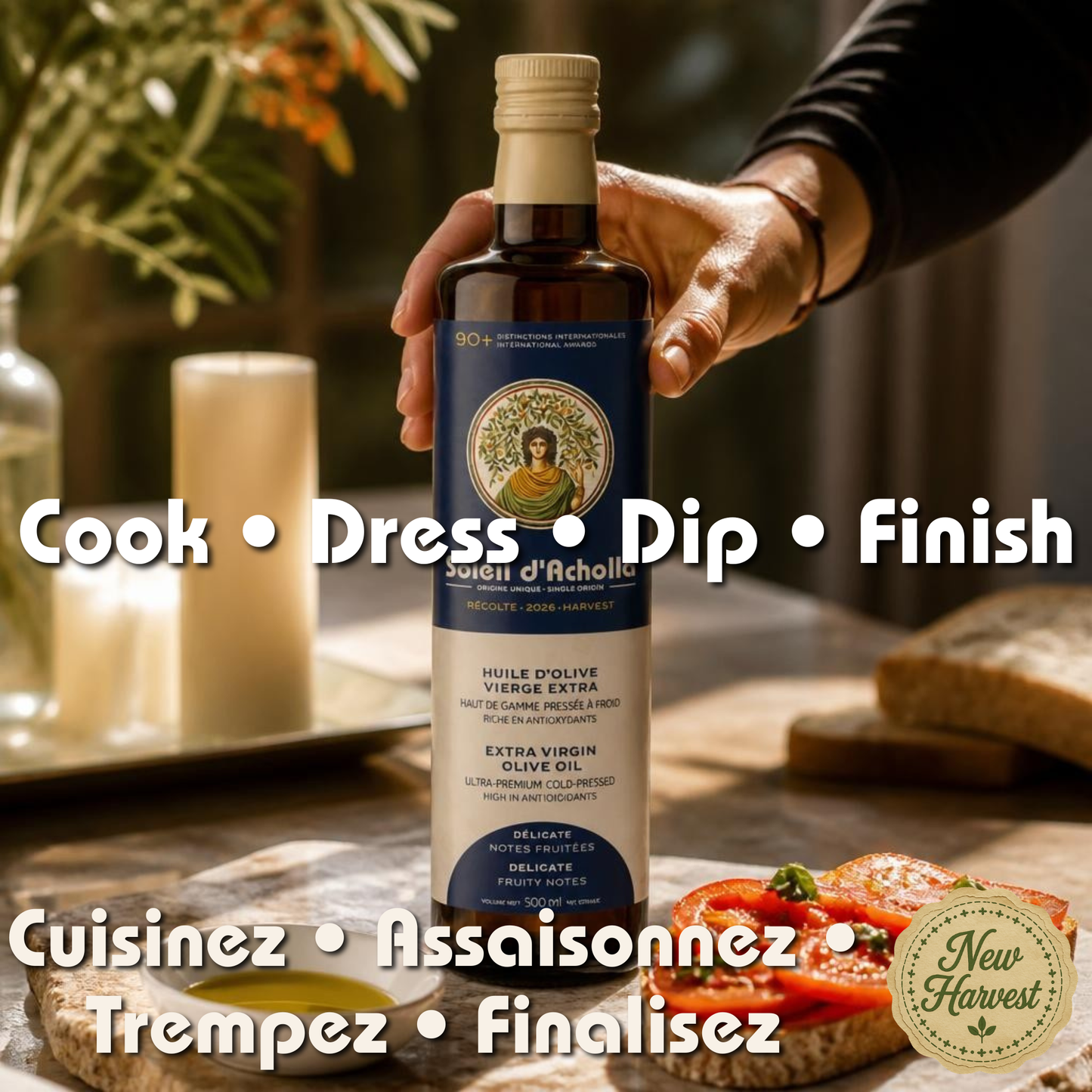 Soleil d’Acholla – Delicate Extra Virgin Olive Oil - Award-Winning