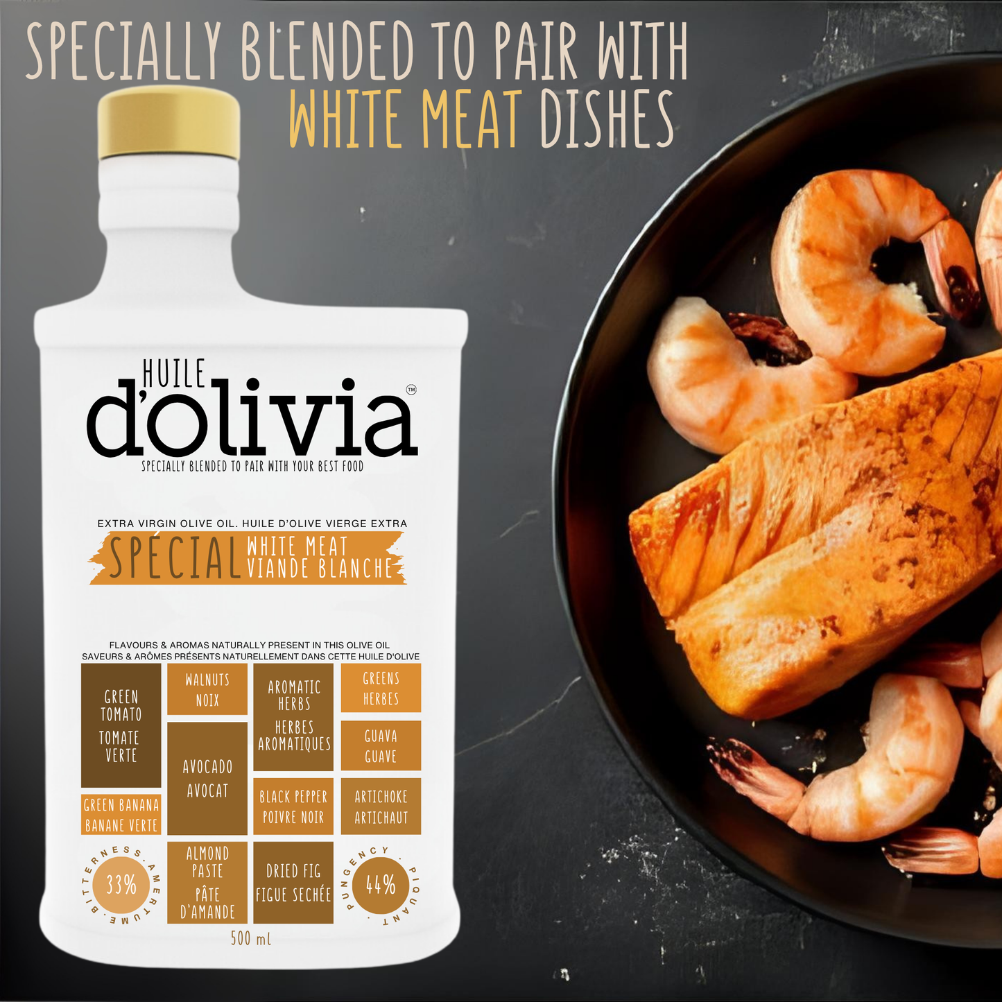 Huile dolivia – Special White Meats  - Gold Winner (US)