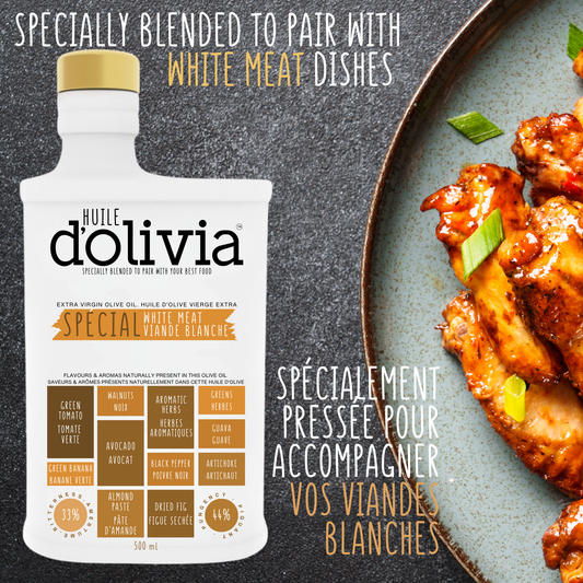Huile d’Olivia – Special White Meats - Gold Winner