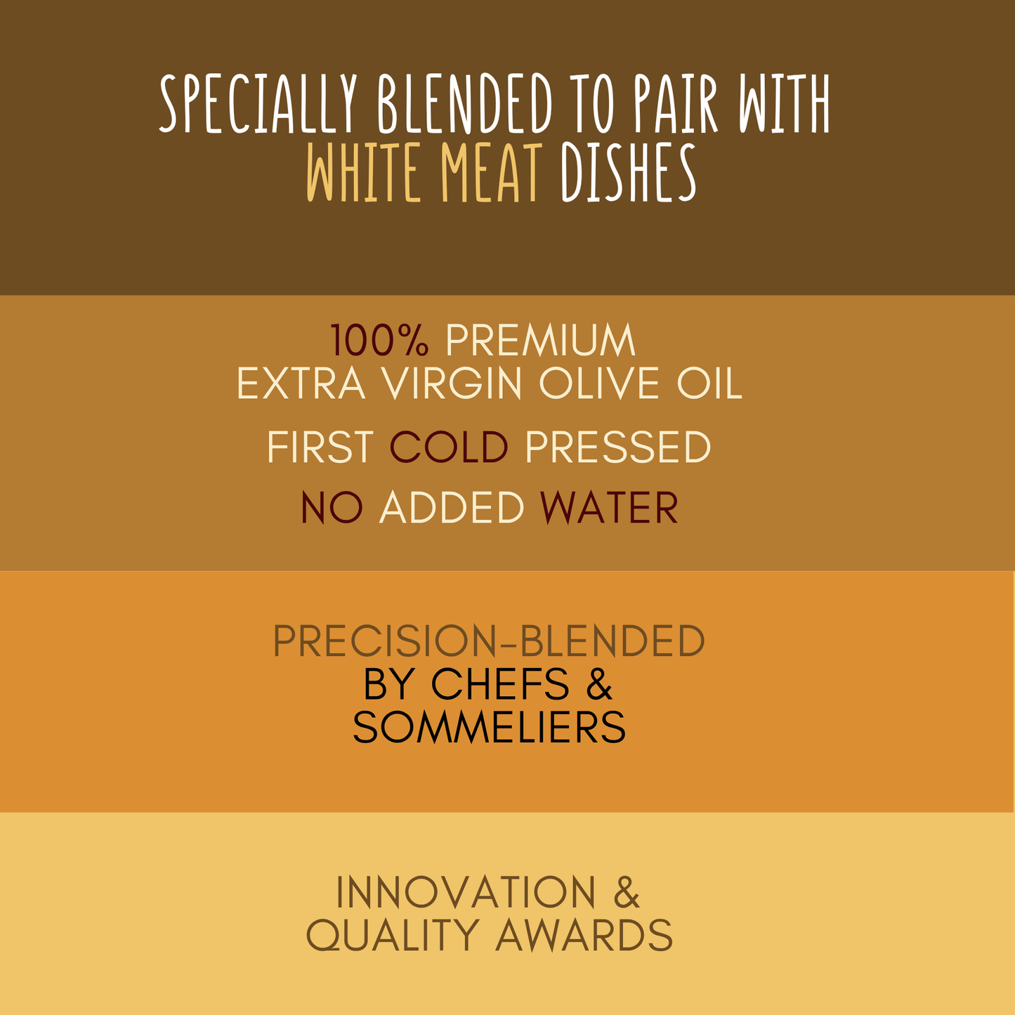 Huile dolivia – Special White Meats  - Gold Winner (US)