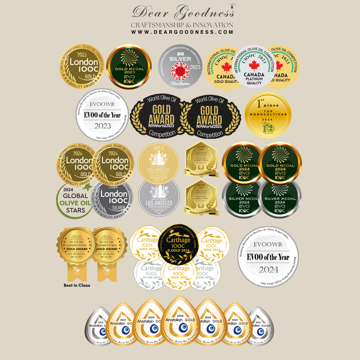 Soleil d’Acholla – Delicate Extra Virgin Olive Oil - Award-Winning
