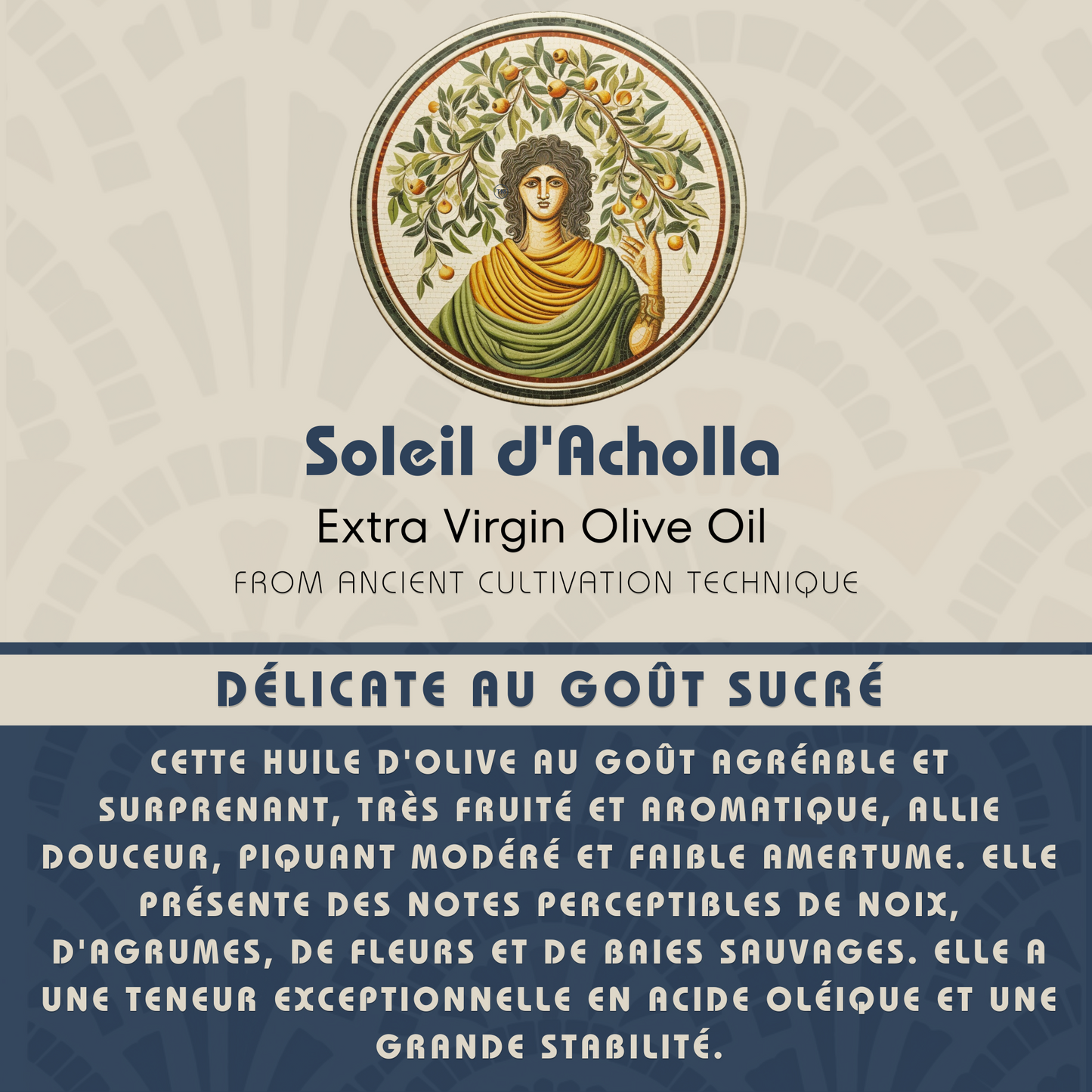 Soleil d’Acholla – Delicate Extra Virgin Olive Oil - Award-Winning