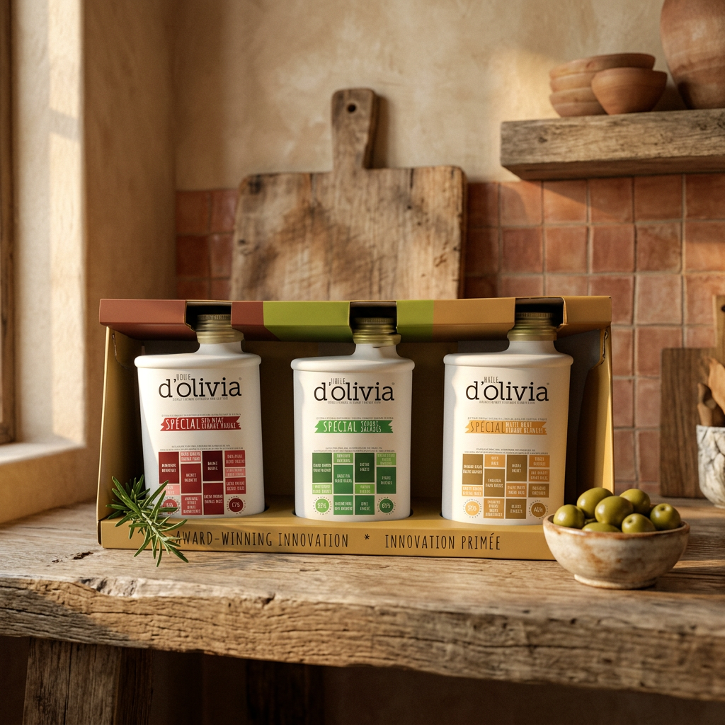 Huile d’Olivia – 3×250ml Discovery Pack - Innovation Award